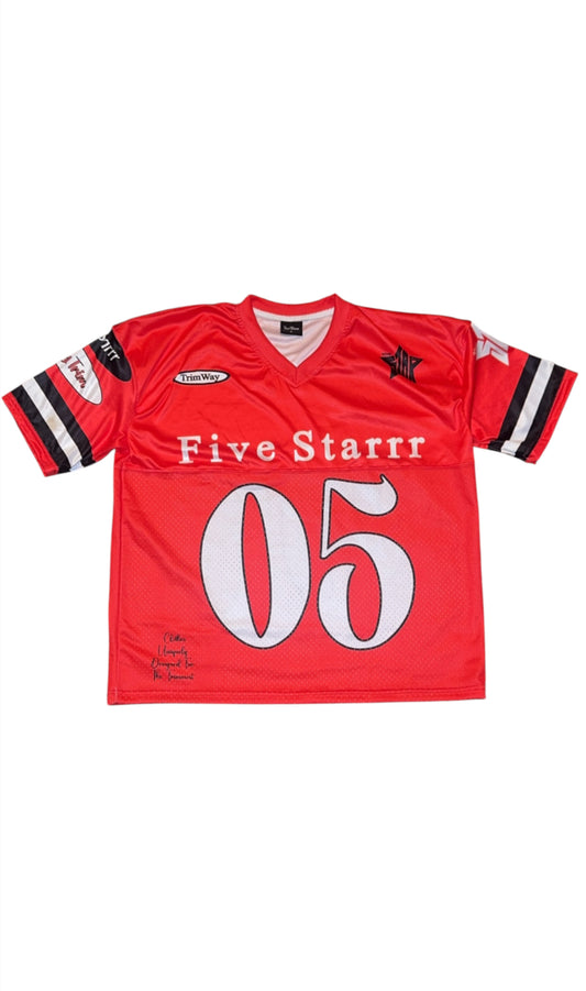 Five Starrr Oversized Cropped Jersey
